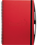 Faux Leather Spiral Journals