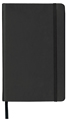 black faux leather journal