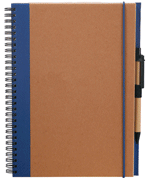 Recycled Cardboard Spiral Bound Journal Books